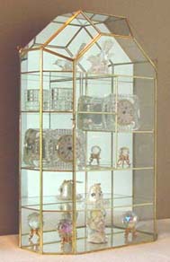 Large Cathedral Top Cabinet