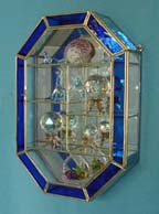 SanDiegoStuff.com Glass Curio Cabinets style medallion