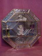 SanDiegoStuff.com Glass Curio Cabinets style Octagon Small