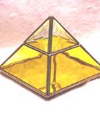 SanDiegoStuff.com Glass Curio Cabinets style Pyramid